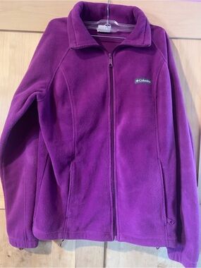 Women’s Columbia Benton Springs Purple Full-Zip Fleece Jacket
